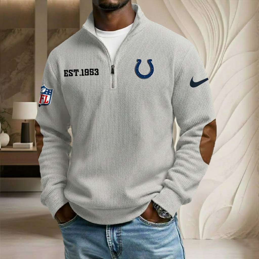 NFL x IND EST Year Stand Collar Half-zip Sweatshirt HLP HLPHUONG