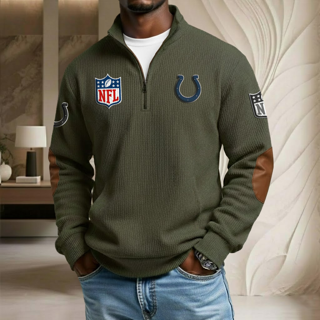 NFL x IND Stand Collar Half-zip Sweatshirt HLP HLPHUONG