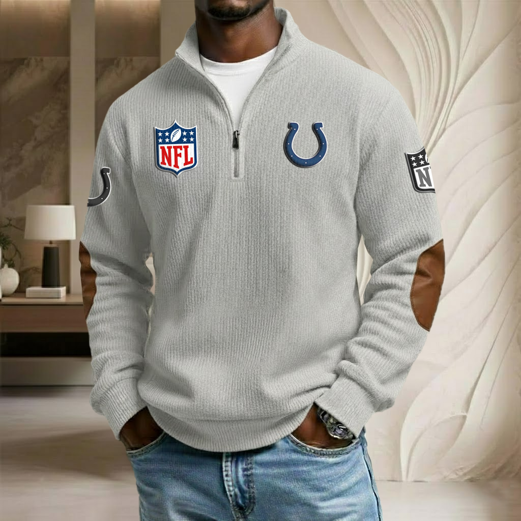 NFL x IND Stand Collar Half-zip Sweatshirt HLP HLPHUONG