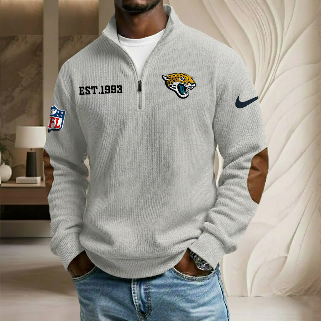 NFL x JAX EST Year Stand Collar Half-zip Sweatshirt HLP HLPHUONG