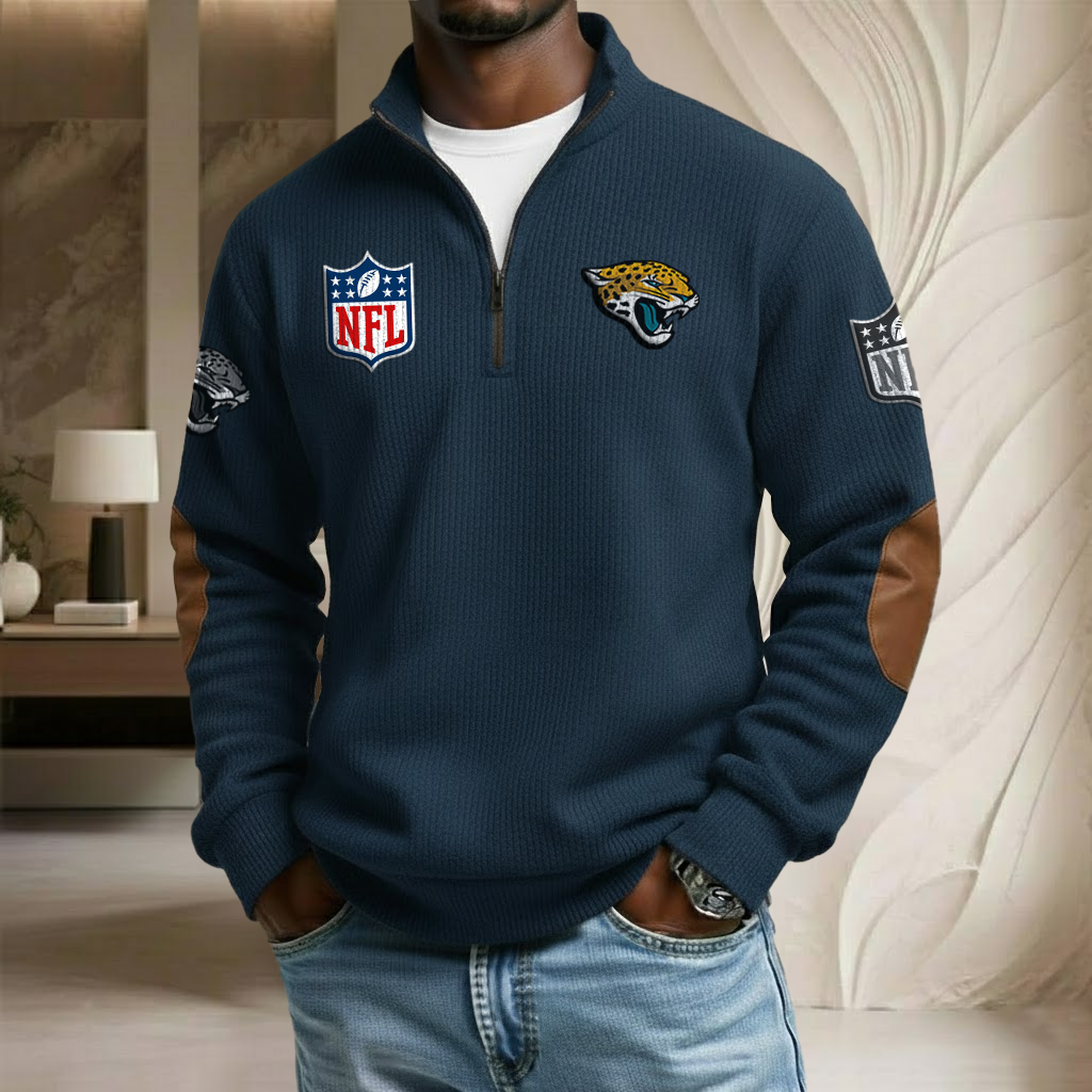 NFL x JAX Stand Collar Half-zip Sweatshirt HLP HLPHUONG