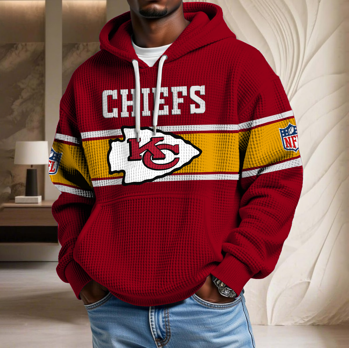 NFL x KC Waffle Hoodie HLP HLPHUONG