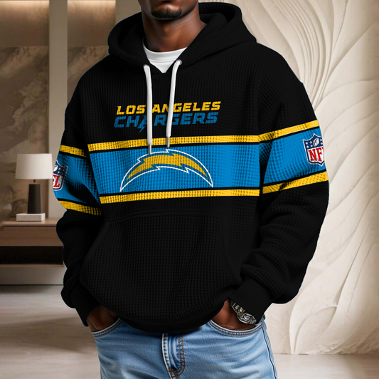 NFL x LAC Black Version Waffle Hoodie HLP HLPHUONG