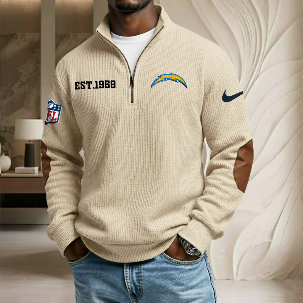 NFL x LAC EST Year Stand Collar Half-zip Sweatshirt HLP HLPHUONG