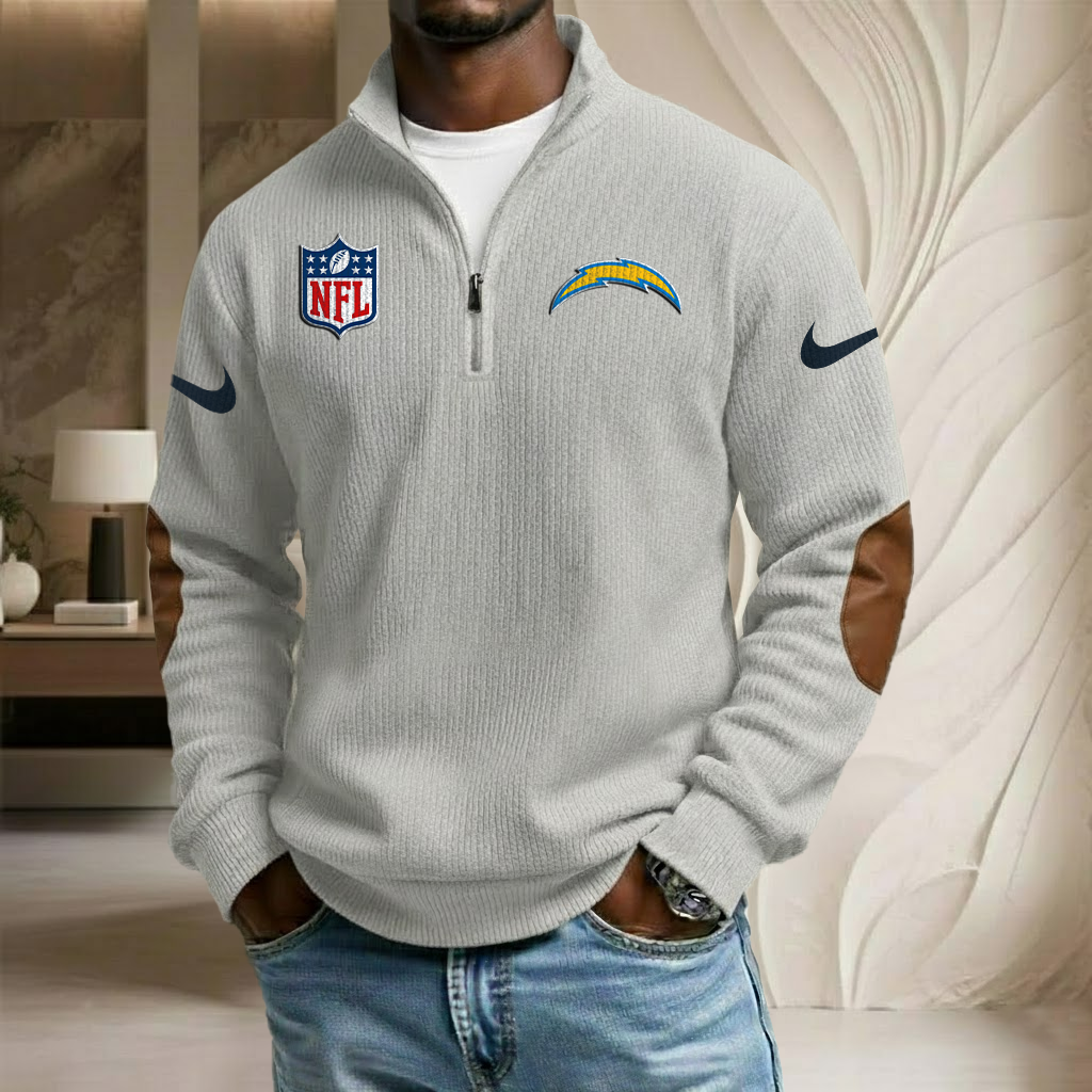 NFL x LAC Sport Team Stand Collar Half-zip Sweatshirt HLP HLPHUONG