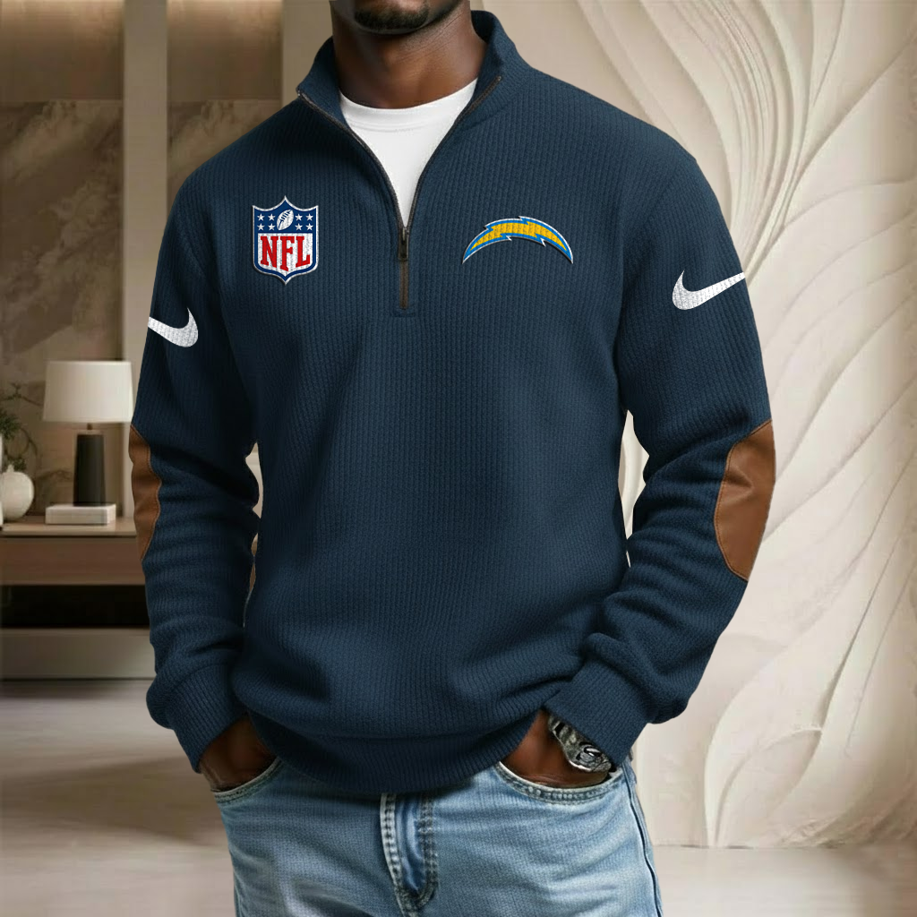 NFL x LAC Sport Team Stand Collar Half-zip Sweatshirt HLP HLPHUONG