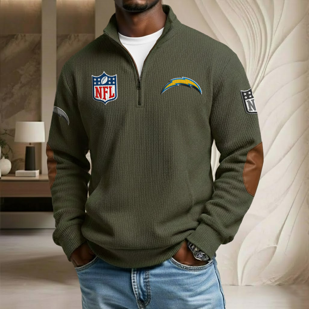 NFL x LAC Stand Collar Half-zip Sweatshirt HLP HLPHUONG