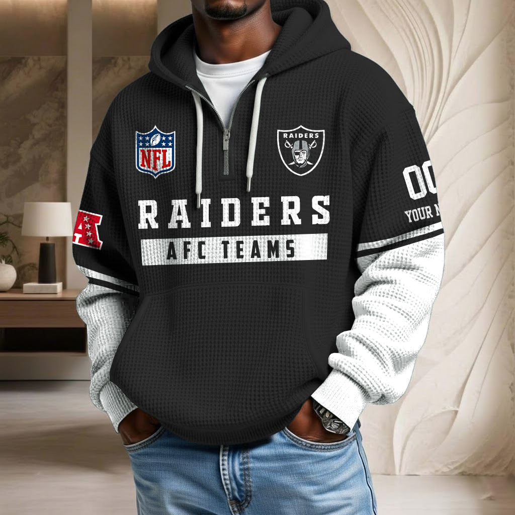 NFL x LV Team Custom Waffle Half Zip Hoodie HLP HLPHUONG