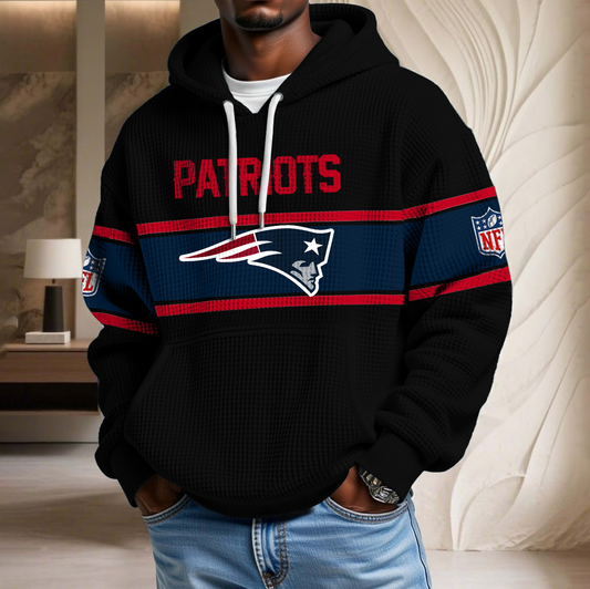 NFL x NE Black Version Waffle Hoodie HLP HLPHUONG