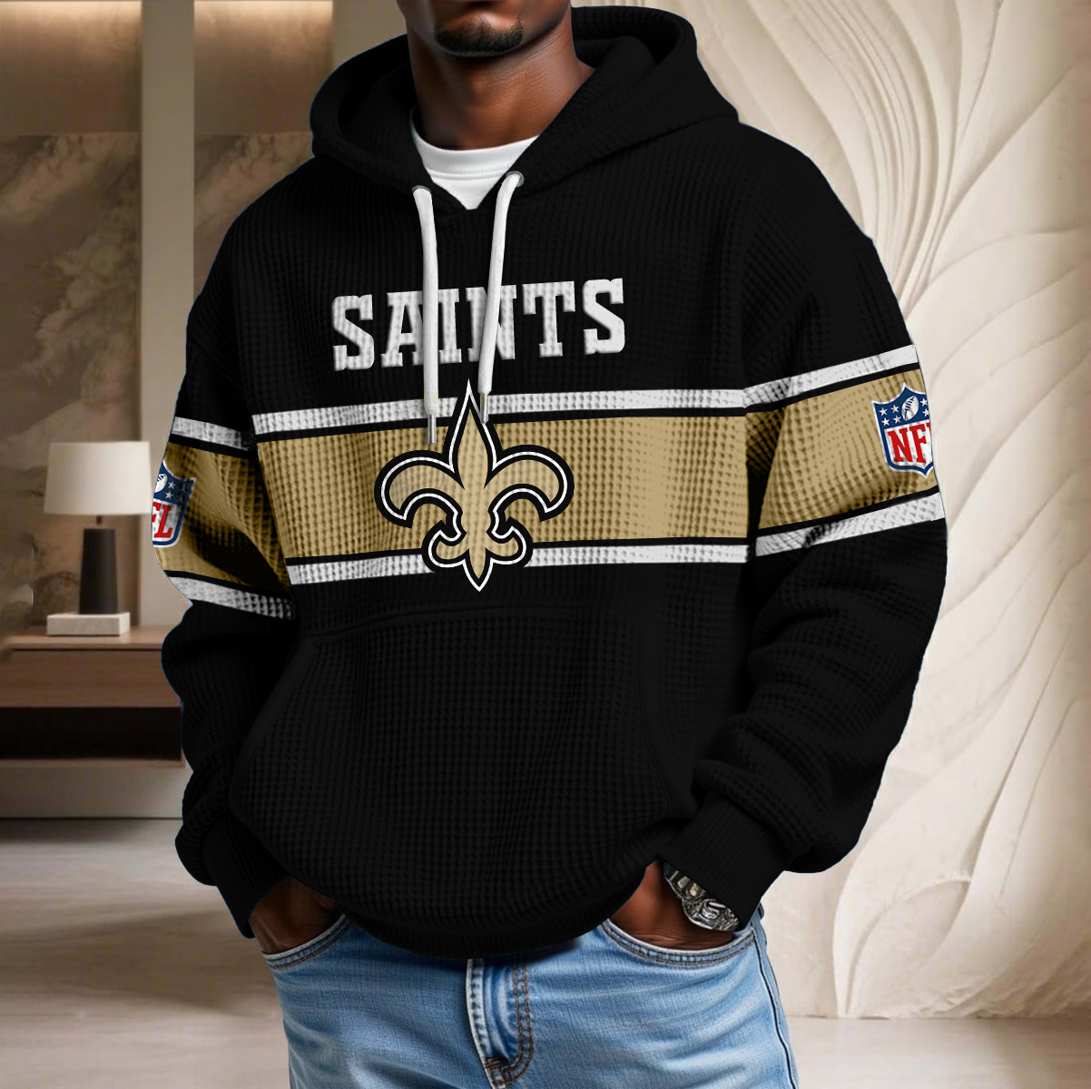NFL x NO Waffle Hoodie HLP HLPHUONG