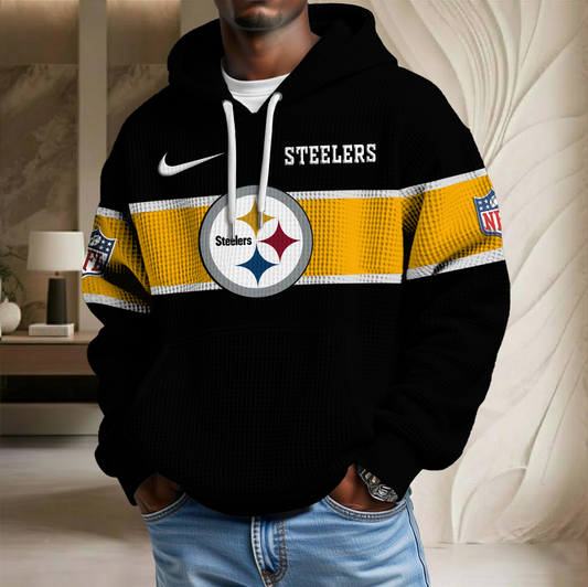 NFL x PIT Team Waffle Hoodie HLP HLPHUONG