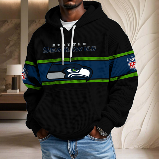 NFL x SEA Black Version Waffle Hoodie HLP HLPHUONG