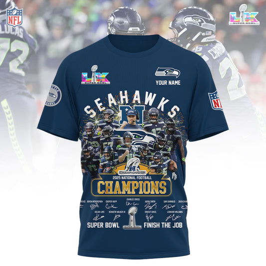 NFL x SEA SB Champion Custom Name Shirt HLP HLPHUONG