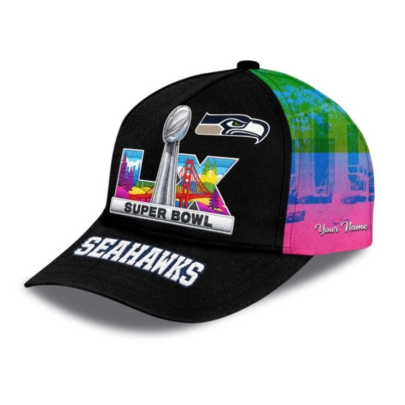 NFL x SEA SB LX Champion Cap HLP HLPHUONG