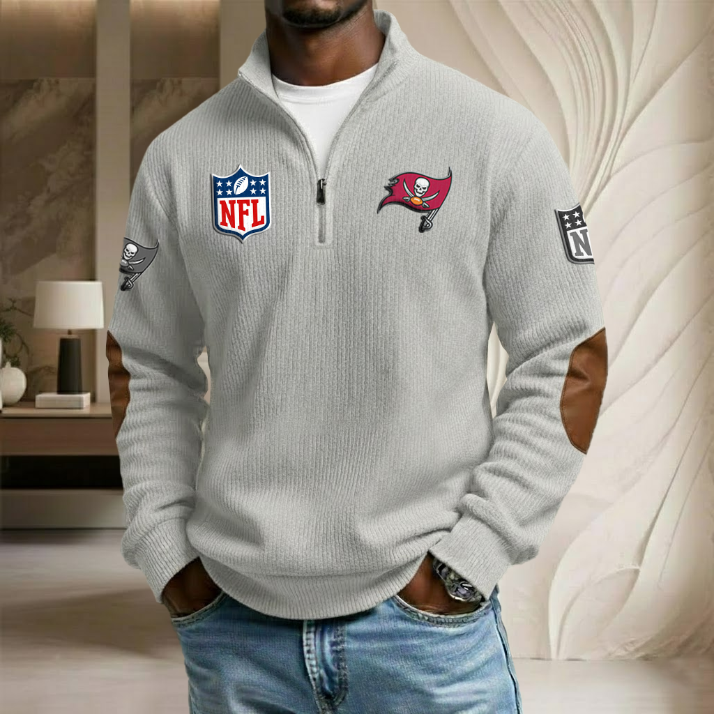 NFL x TB Stand Collar Half-zip Sweatshirt HLP HLPHUONG