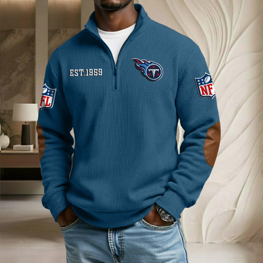 NFL x TEN EST Stand Collar Half-zip Sweatshirt HLP HLPHUONG