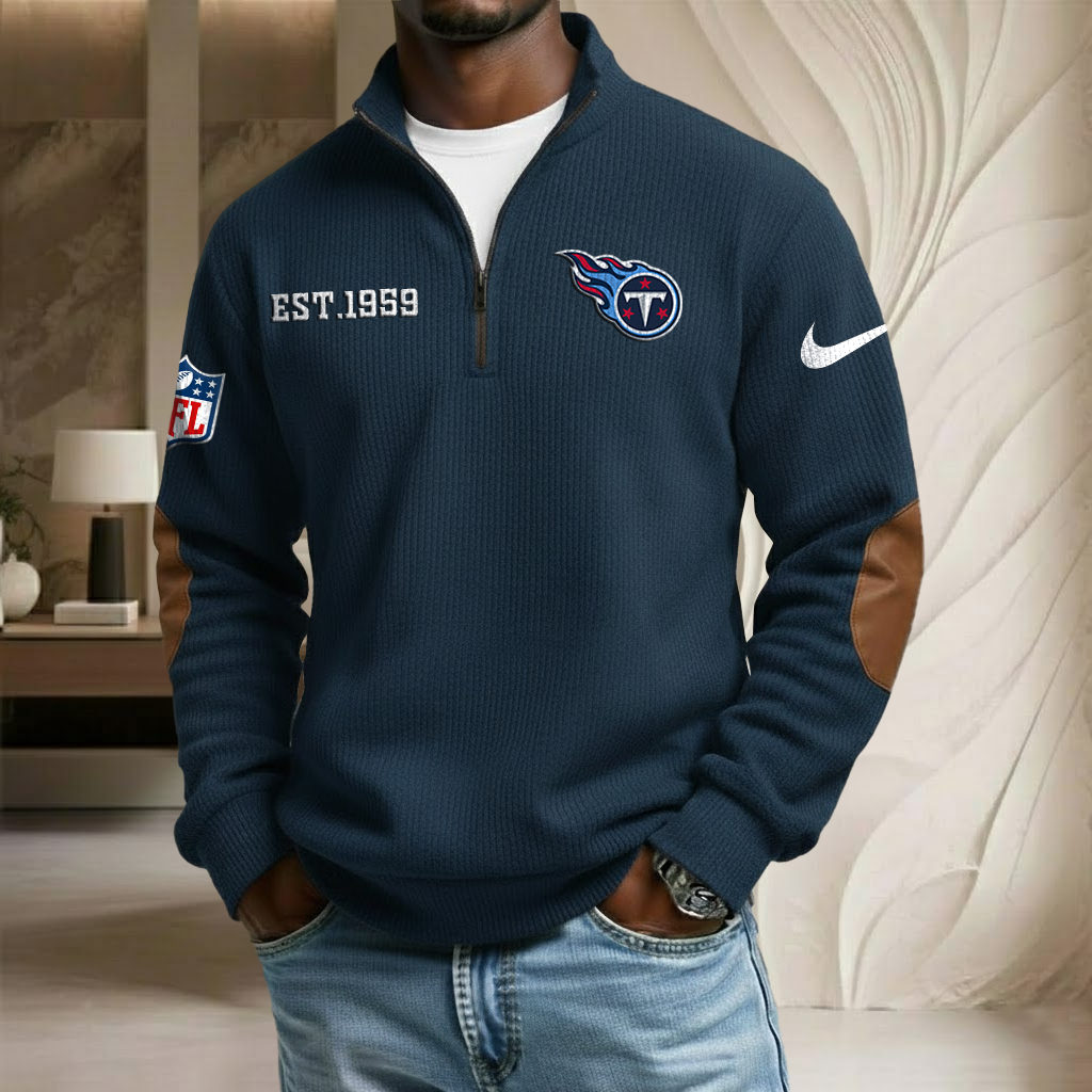 NFL x TEN EST Year Stand Collar Half-zip Sweatshirt HLP HLPHUONG