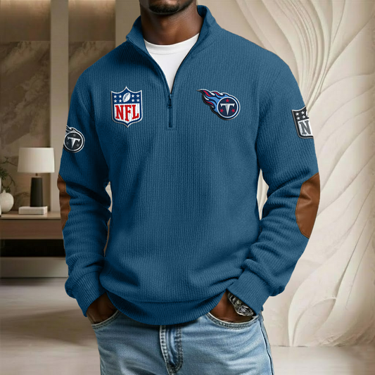 NFL x TEN Stand Collar Half-zip Sweatshirt HLP HLPHUONG