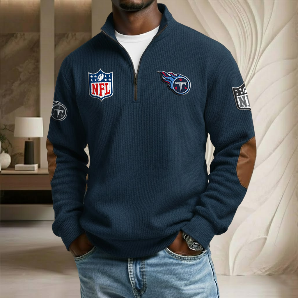 NFL x TEN Stand Collar Half-zip Sweatshirt HLP HLPHUONG