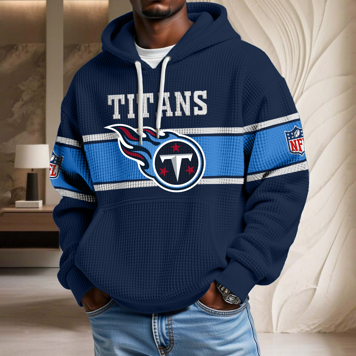 NFL x TEN Waffle Hoodie HLP HLPHUONG
