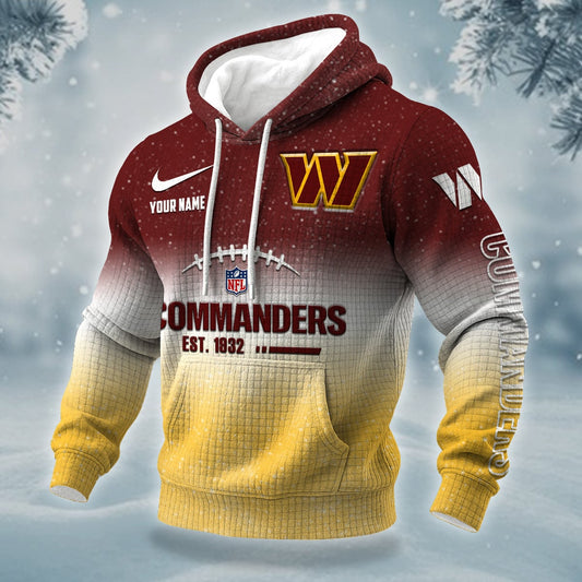 NFL x WAS Personalized Name Waffle Hoodie HLP HLPHUONG