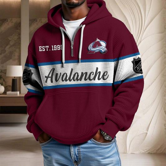 NHL x CA EST Waffle Half Zip Hoodie HLP HLPHUONG