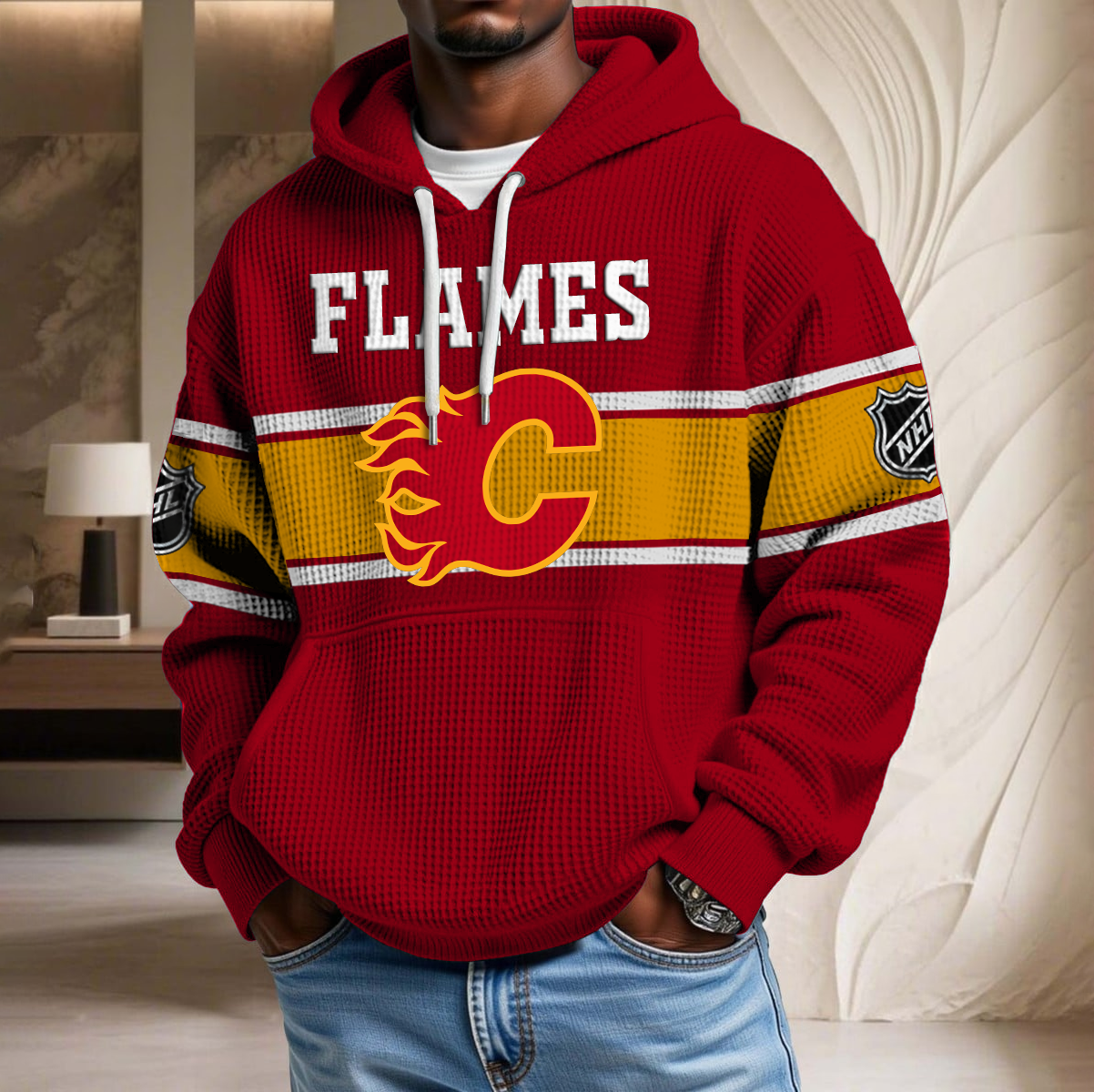 NHL x CAL Waffle Hoodie HLP HLPHUONG