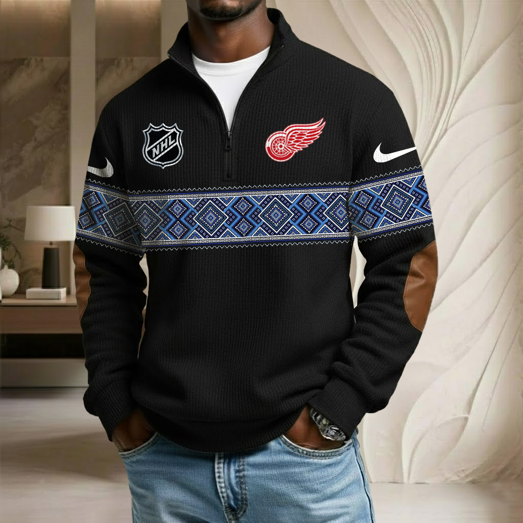 NHL x DRW Stand Collar Half-zip Sweatshirt HLP HLPHUONG
