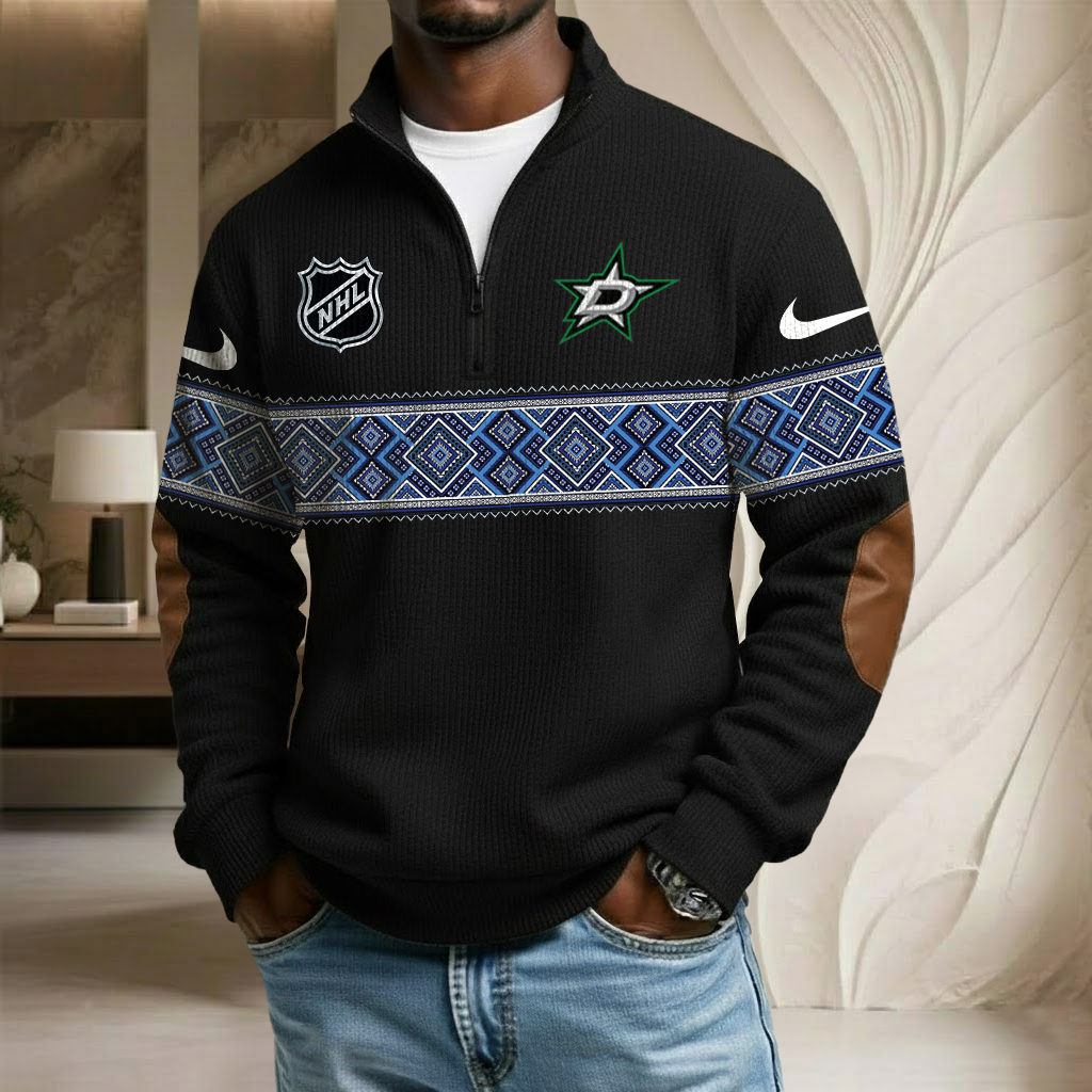 NHL x DS Stand Collar Half-zip Sweatshirt HLP HLPHUONG