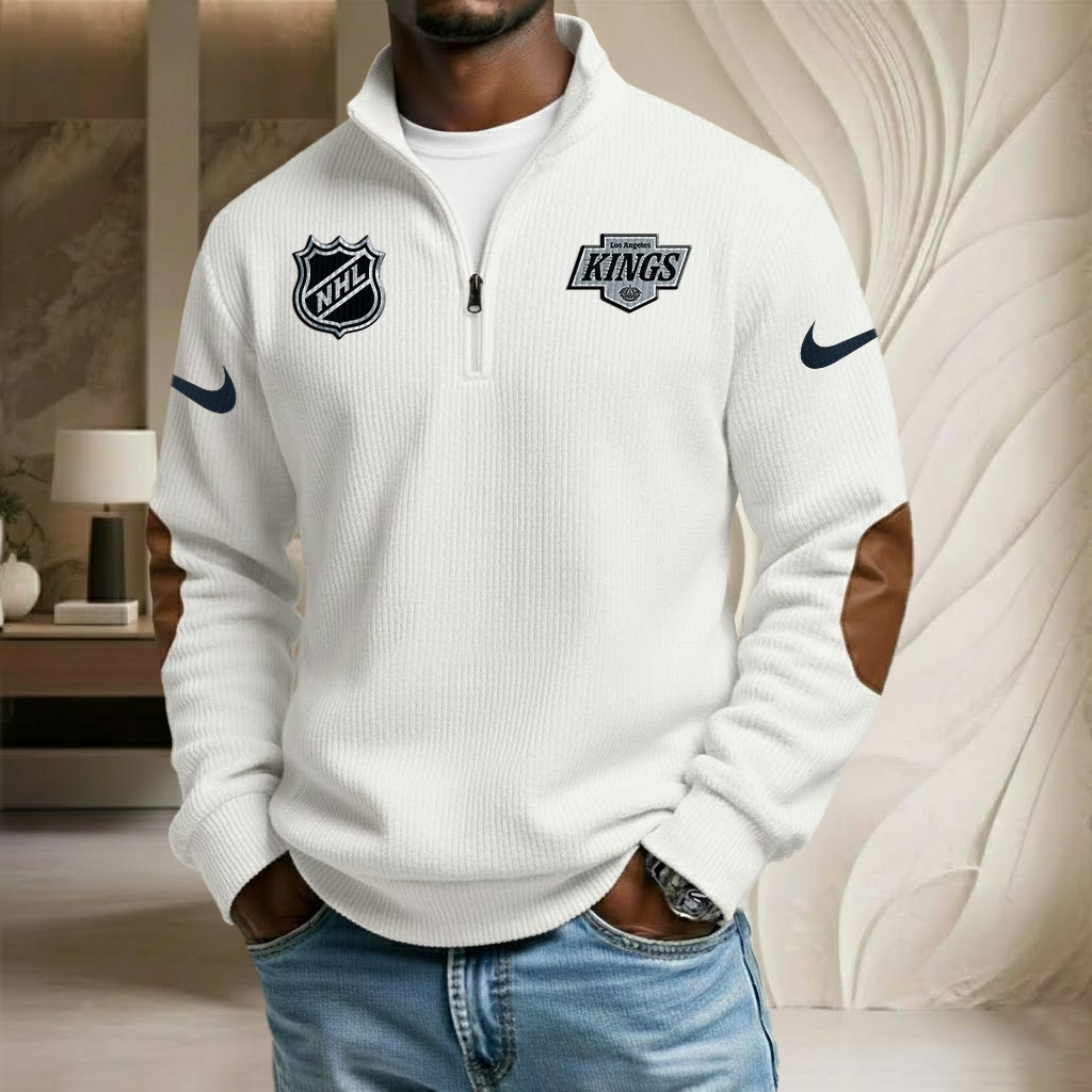 NHL x LAK Sport Team Stand Collar Half-zip Sweatshirt HLP HLPHUONG