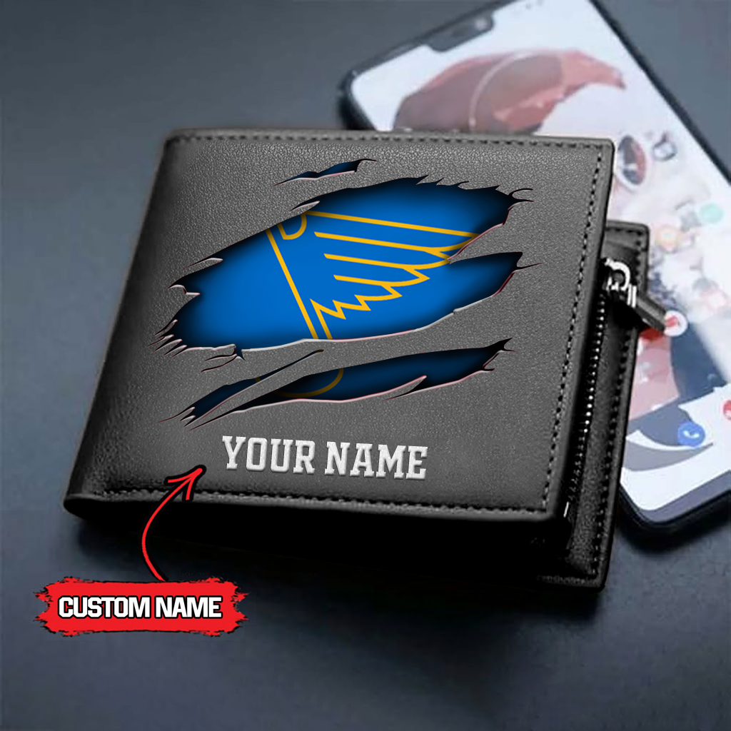NHL x LB Custom Name Leather Wallet HLP HLPHUONG