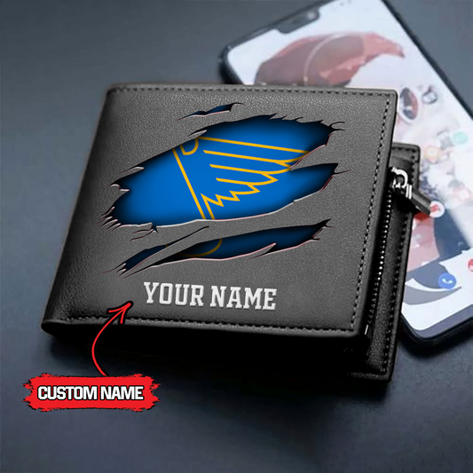 NHL x LB Custom Name Leather Wallet HLP HLPHUONG