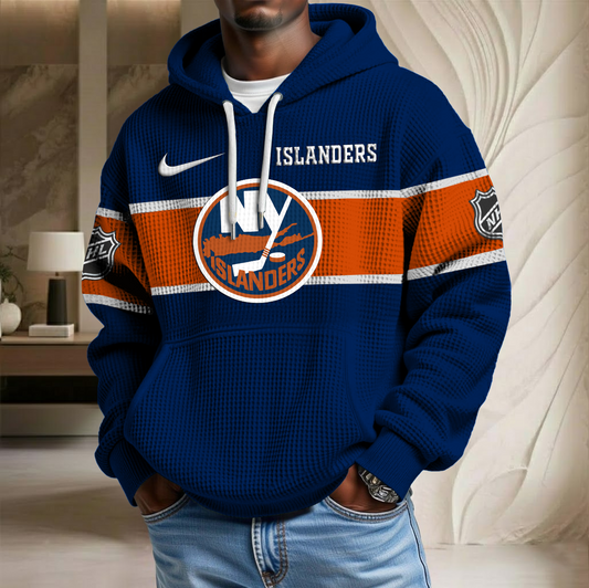 NHL x NYI Hockey Waffle Hoodie HLP HLPHUONG