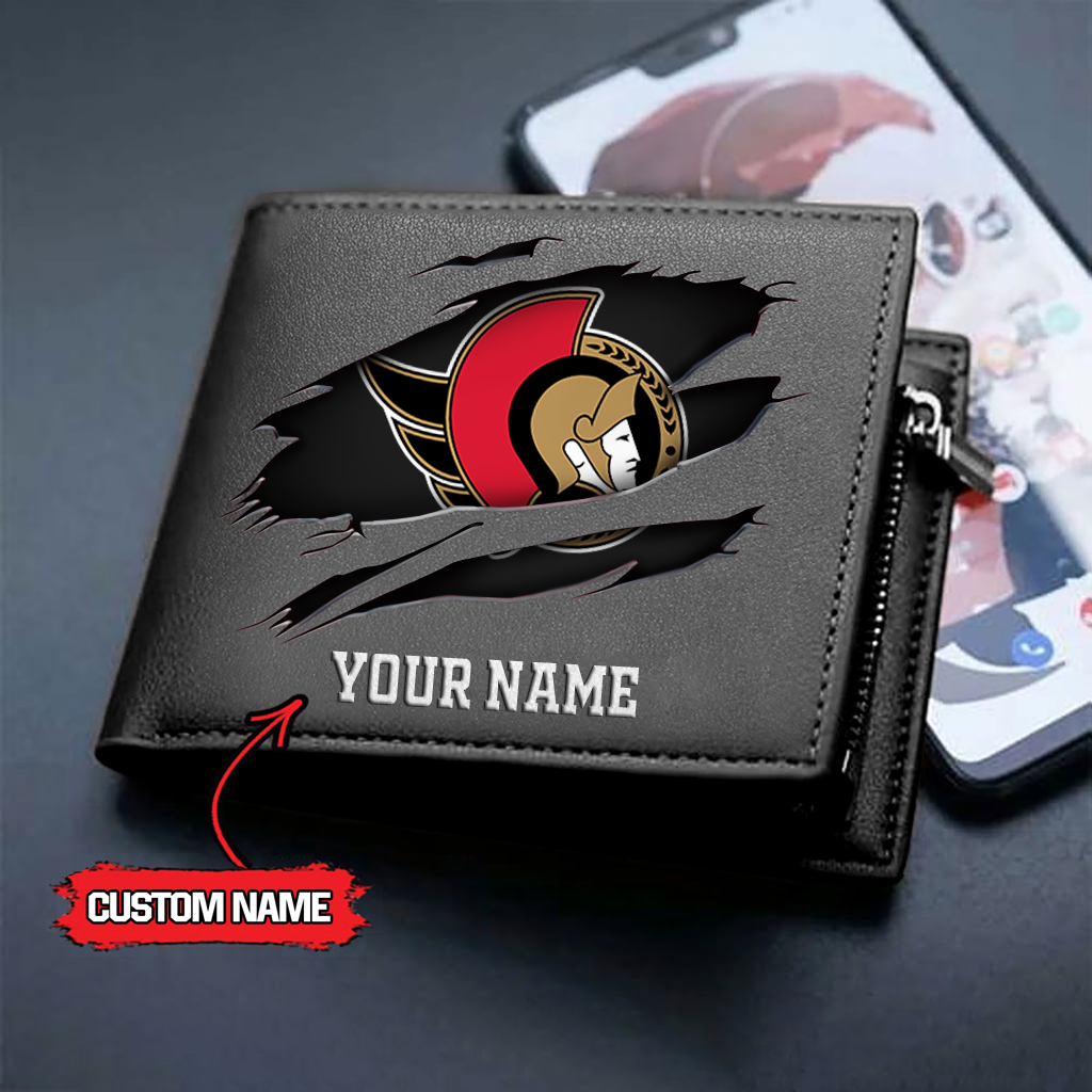 NHL x OS Custom Name Leather Wallet HLP HLPHUONG