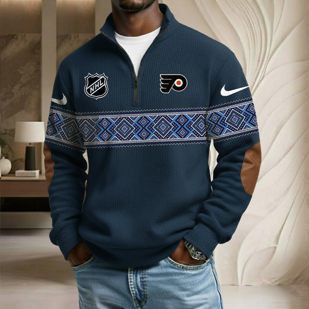 NHL x PF Stand Collar Half-zip Sweatshirt HLP HLPHUONG