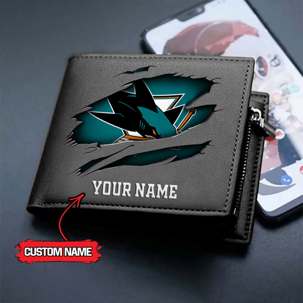 NHL x SJS Custom Name Leather Wallet HLP HLPHUONG