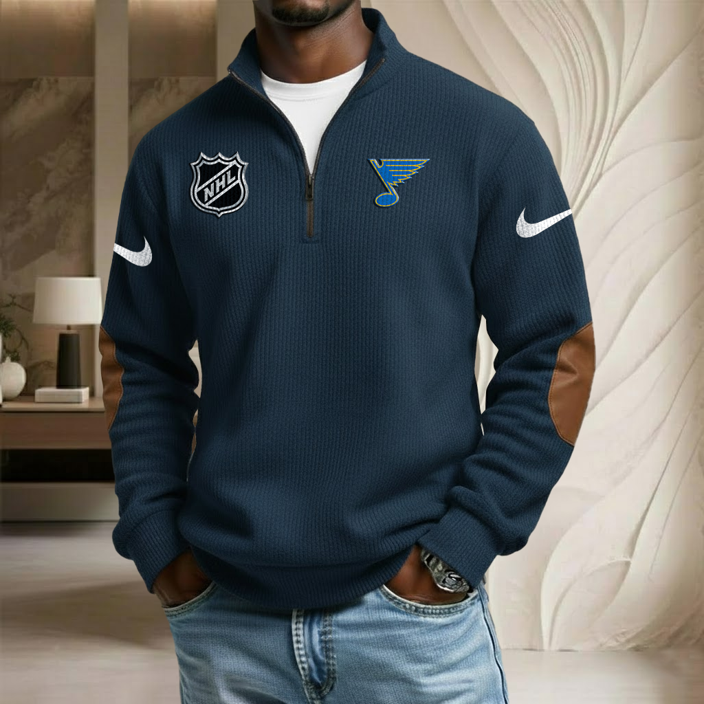 NHL x SL Sport Team Stand Collar Half-zip Sweatshirt HLP HLPHUONG