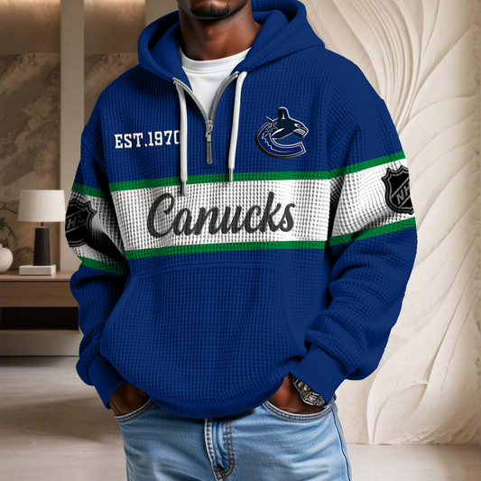 NHL x VC EST Waffle Half Zip Hoodie HLP HLPHUONG