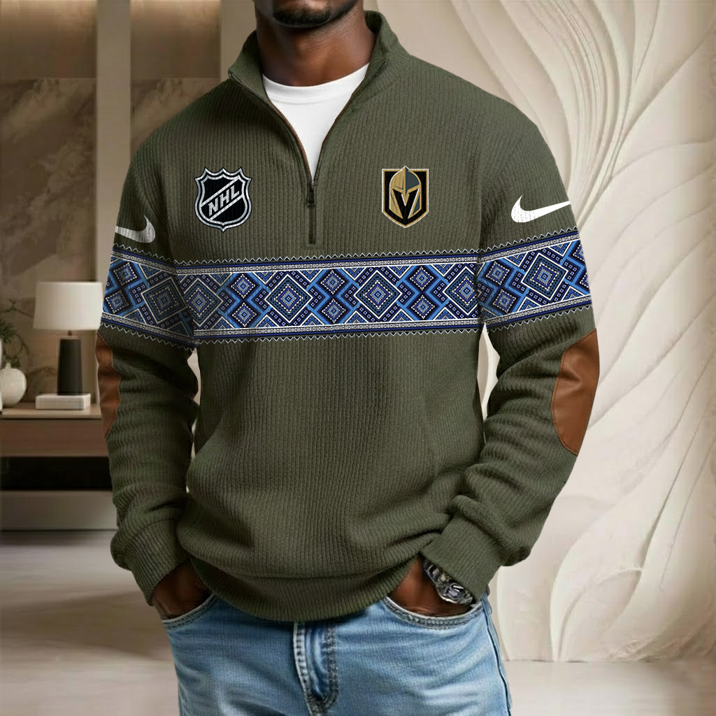 NHL x VGK Stand Collar Half-zip Sweatshirt HLP HLPHUONG