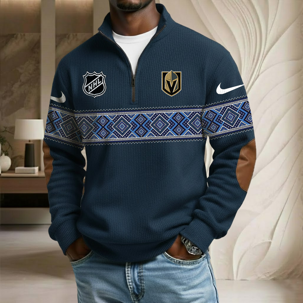 NHL x VGK Stand Collar Half-zip Sweatshirt HLP HLPHUONG