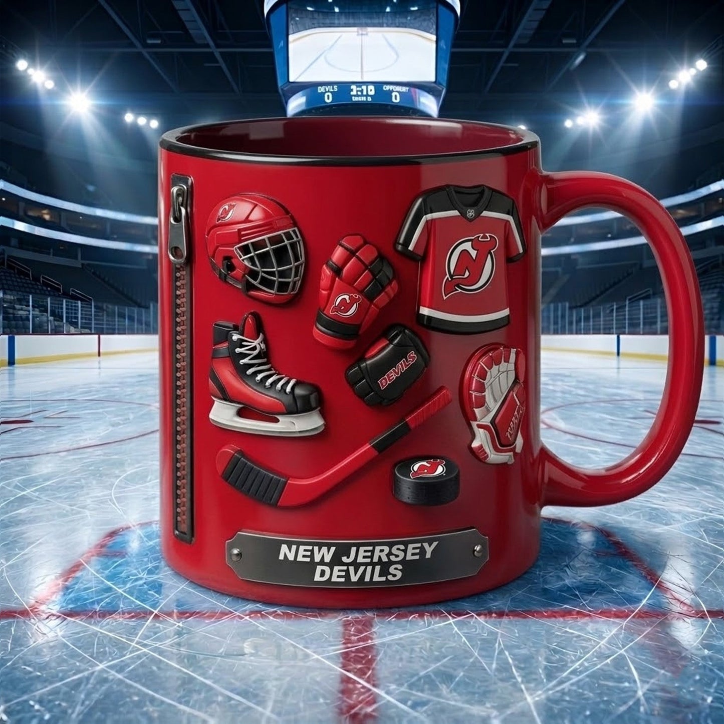 NJD x NHL Game Day Coffee Mug NAK NTN
