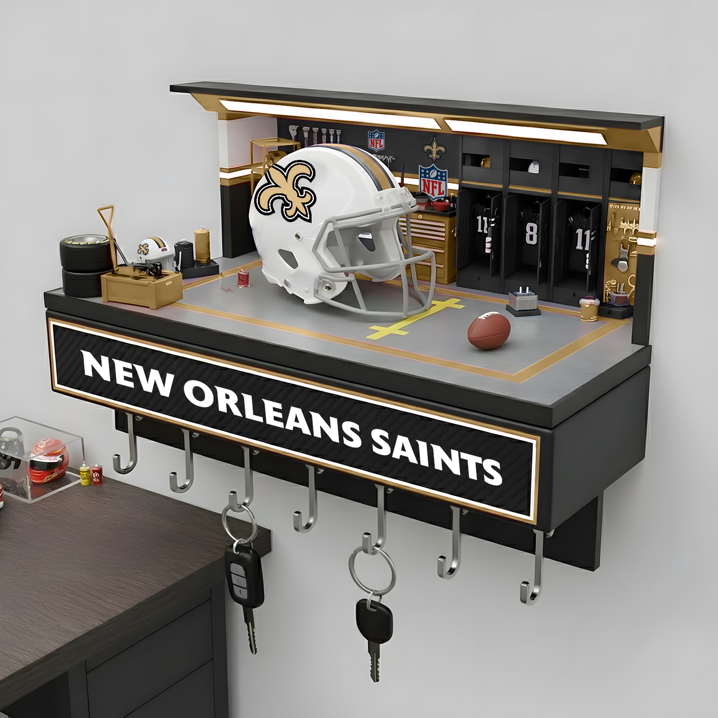 NO X NFL Decorative key holder in a sporty style NAK NHT
