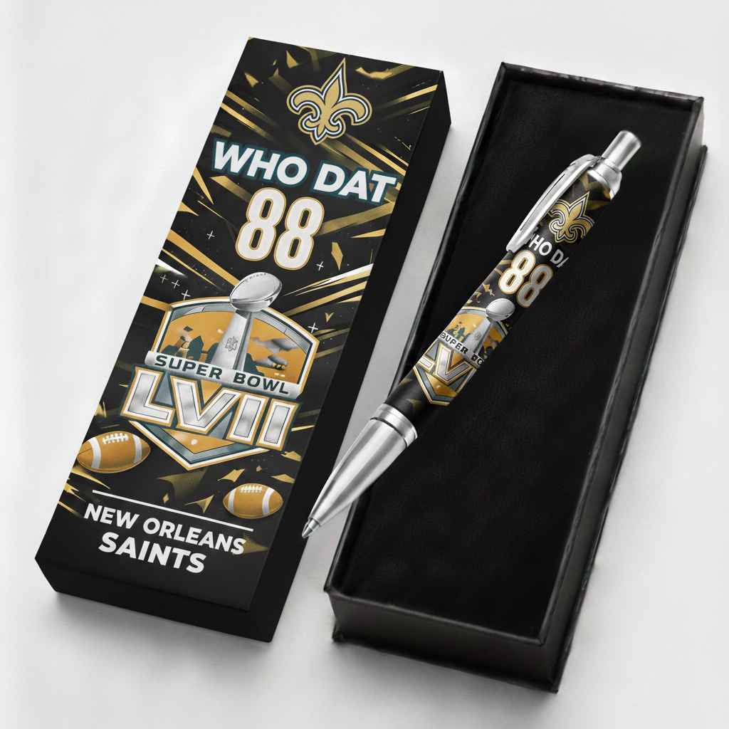 NOS x NFL Premium Crystal Ballpoint Pen HY NAK CTKT