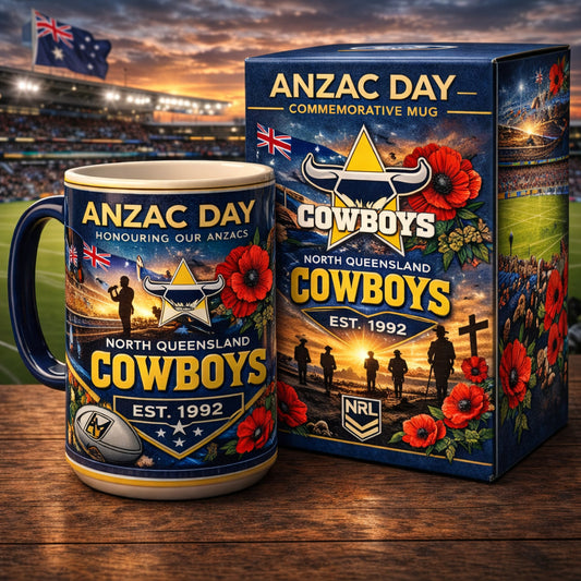 NQC x NRL ANZAC Day Commemorative Mug NAK NHT