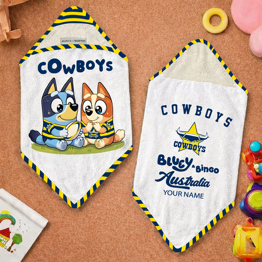 NQL x NRL Cute Baby Bath Hooded Towel NAK NHT