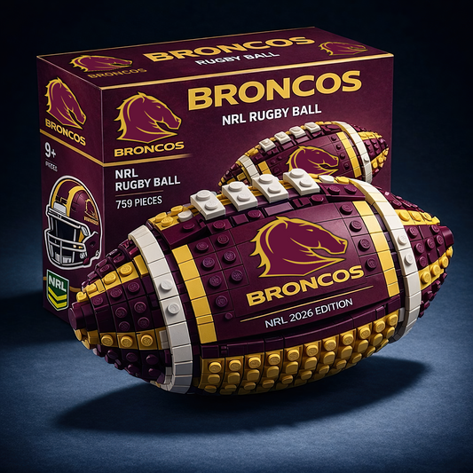 NRL x BB Rugby Ball Building Block Set NAK TTV