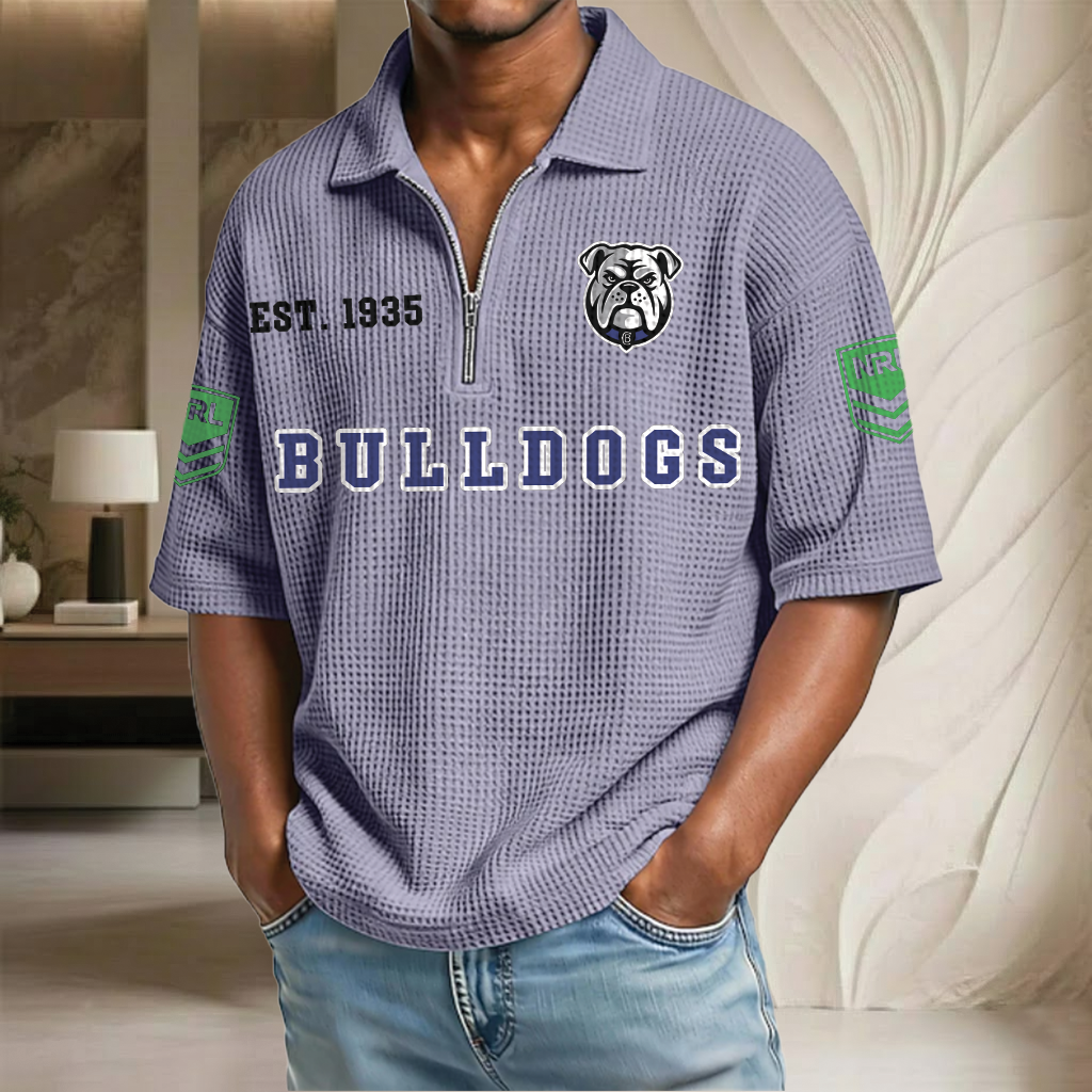 NRL x CBB EST Waffle Half-Zip Polo Shirt HLP HLPHUONG