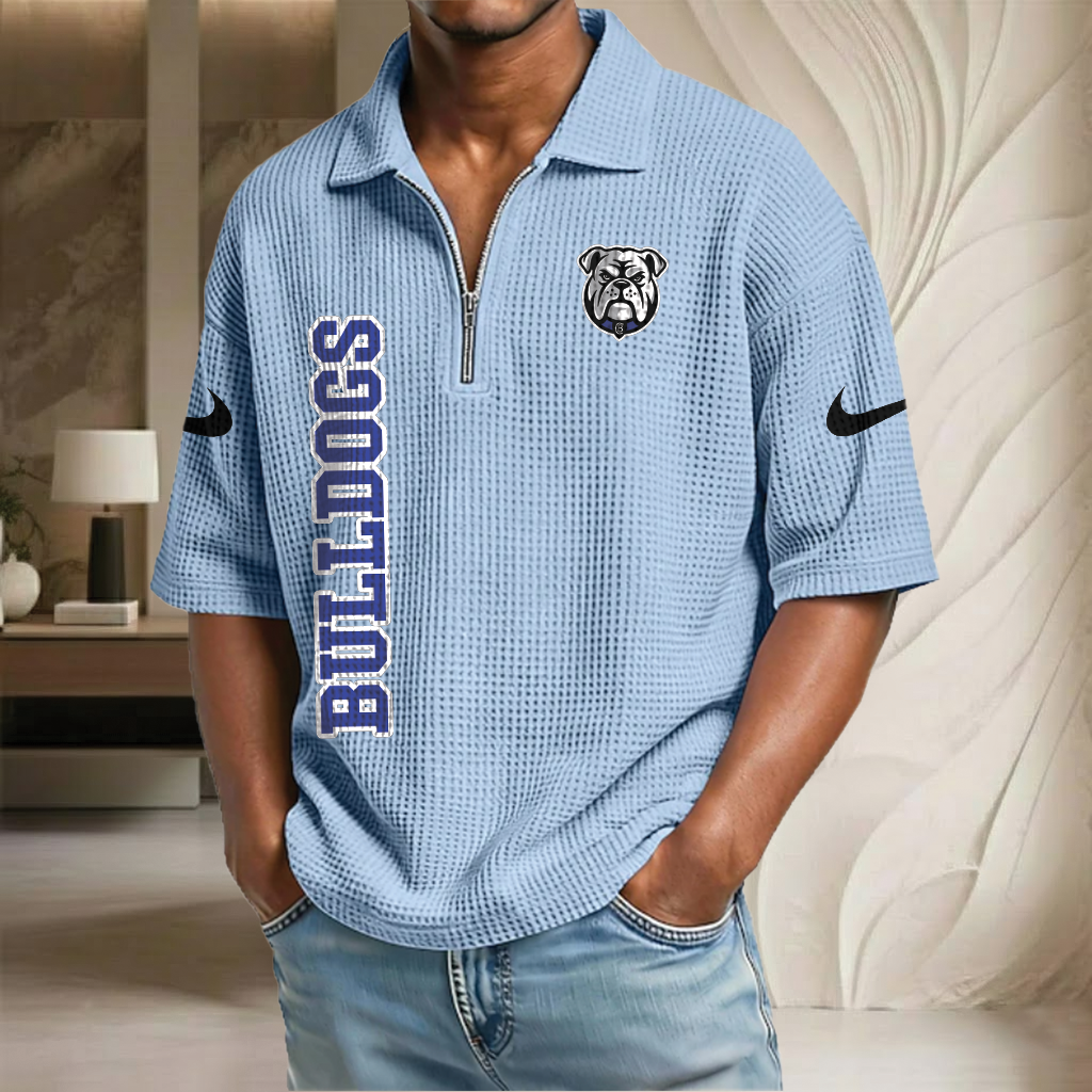 NRL x CBB Waffle Half-Zip Polo Shirt HLP HLPHUONG