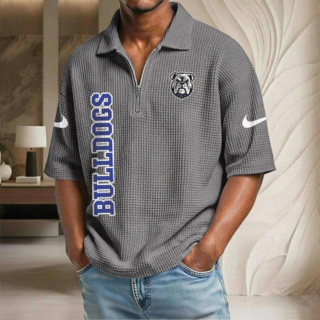 NRL x CBB Waffle Half-Zip Polo Shirt HLP HLPHUONG