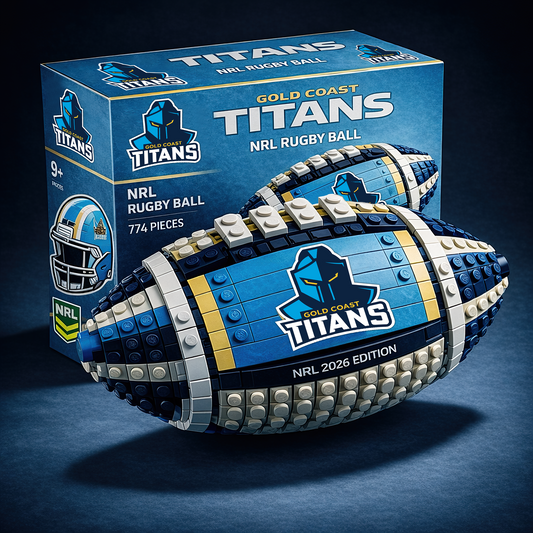 NRL x GCT Rugby Ball Building Block Set NAK TTV